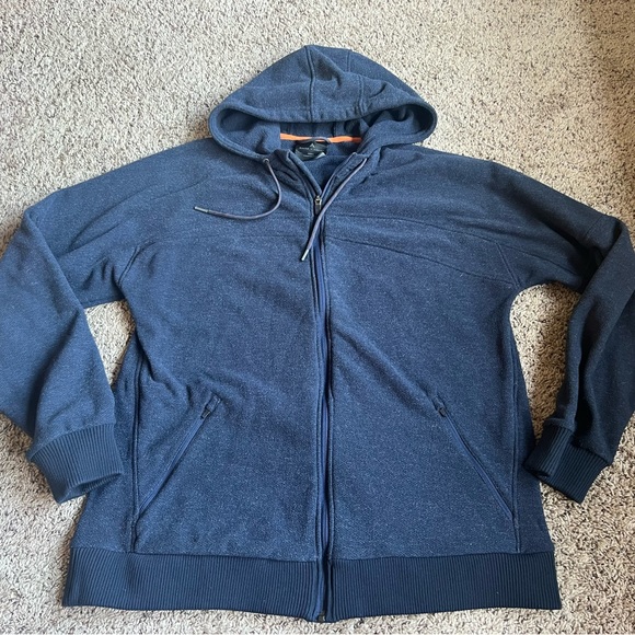 Basin + Range Full Zip Hoodie Sweatshirt Blue And - Picture 3 of 6